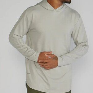 BYLT Grey Drop-cut 4-way Stretch Hoodie